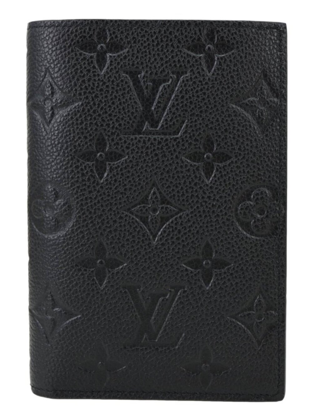 Louis Vuitton Passport Holder Monogram Empreinte Wallet Black